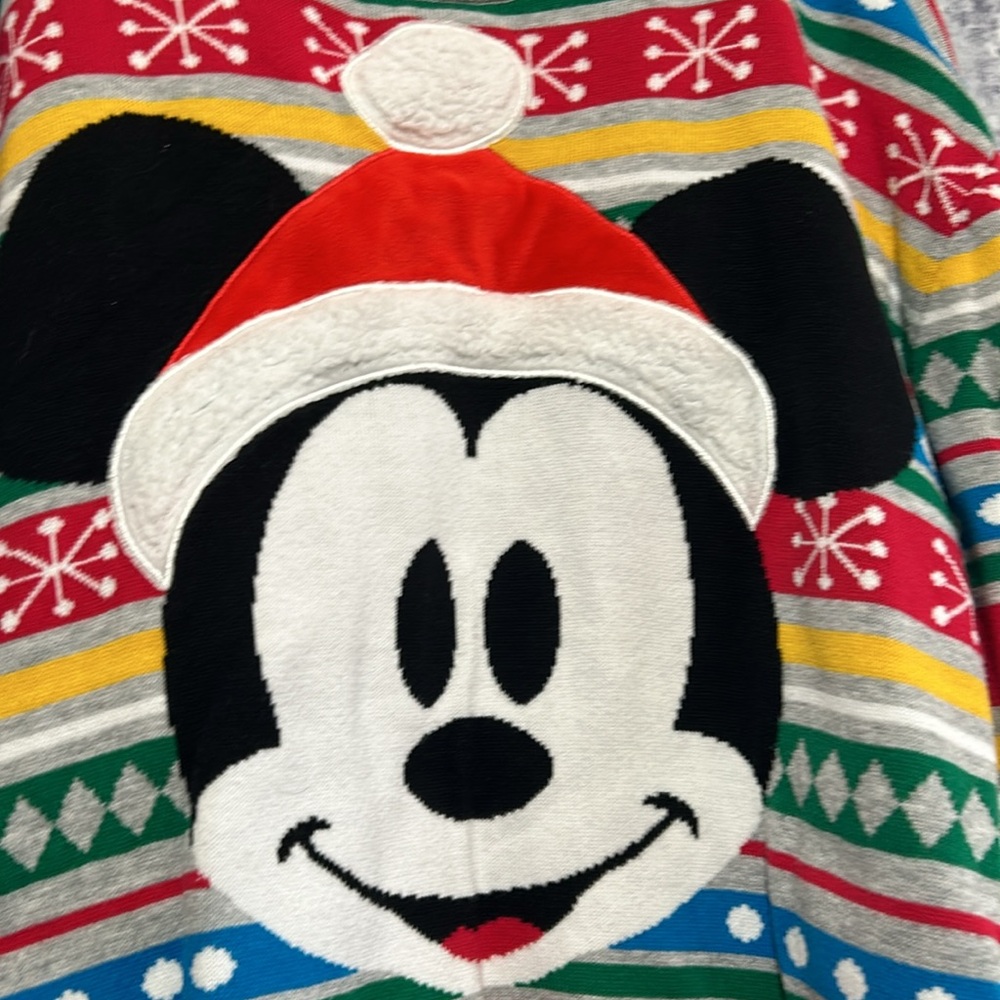 Disney parks Christmas sweater with a big Mickey - Picture 3 of 9